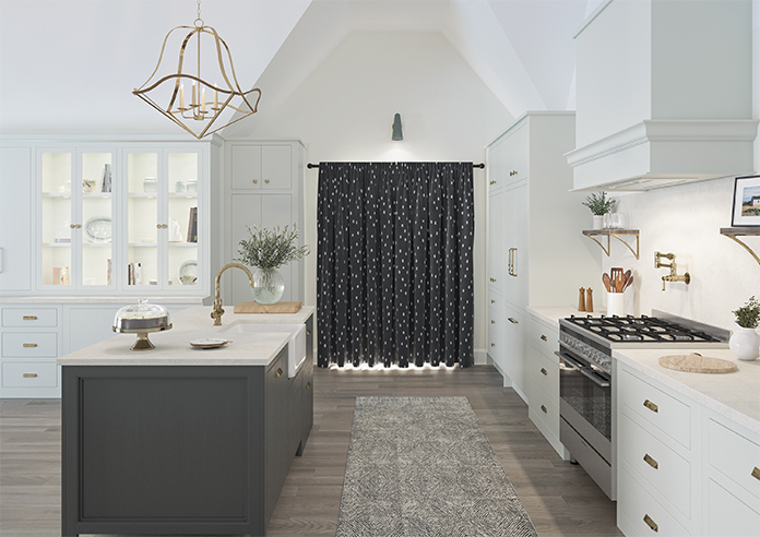 Ink Spots, Black and White - Made to Measure Curtains - Image 15